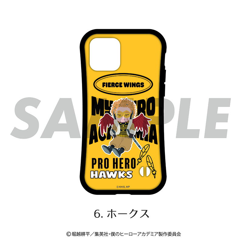 僕のヒーローアカデミア グリップスマホカバー (iPhone用