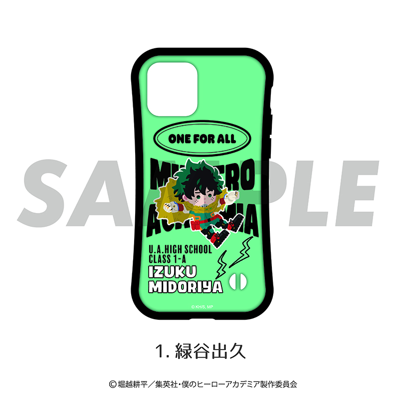 僕のヒーローアカデミア グリップスマホカバー (iPhone用