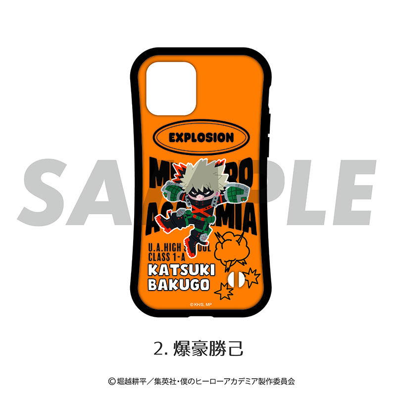 僕のヒーローアカデミア』グリップスマホカバー (iPhone用